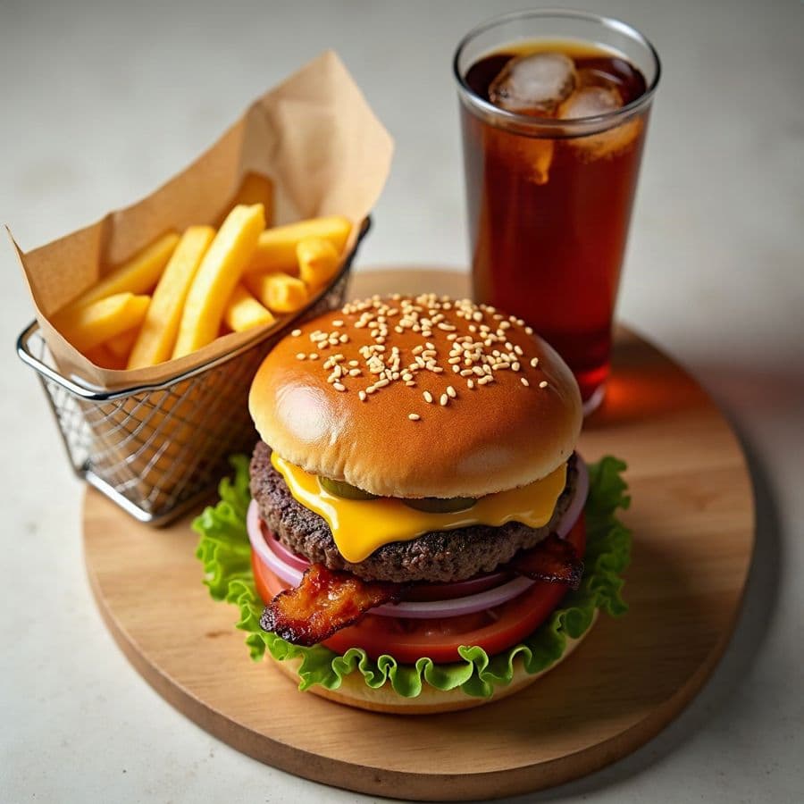 Beef Burger Combo
